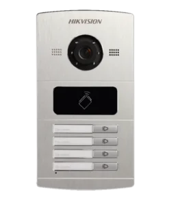 HikVision 4 CH Metal Villa Door Station (DS-KV8402-IM)