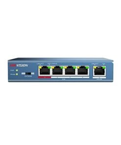 Hikvision 4-Ports 100 Mbps Unmanaged PoE Switch – DS-3E0106P