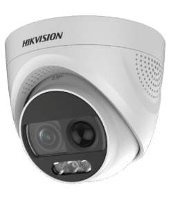 Hikvision ColorVu DS-2CE72DFT-PIRXOF 2MP Outdoor Turret Camera with PIR Siren & 3.6mm Lens