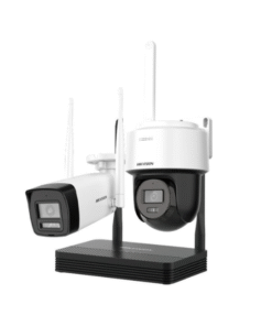 Hikvision 4MP H.265 One bullet + One PTDome WiFi NVS Kit – NKS424W03H 1